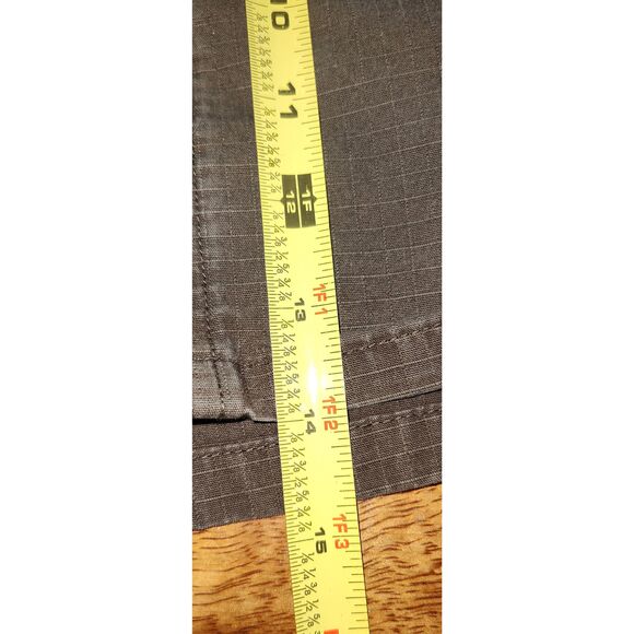 Columbia hiking flat front cargo shorts womens 8 green khaki w 4.5" inseam - Picture 6 of 16